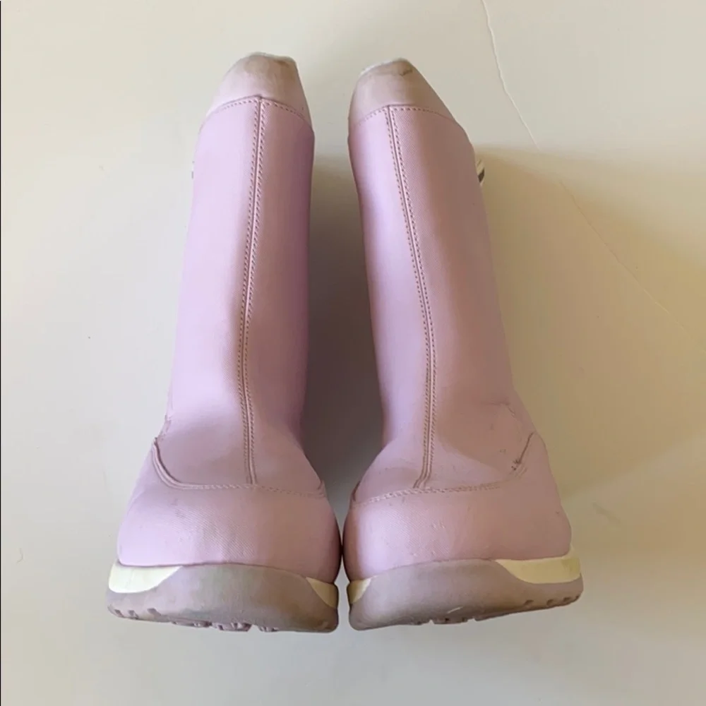 Lands' End pink snow boots